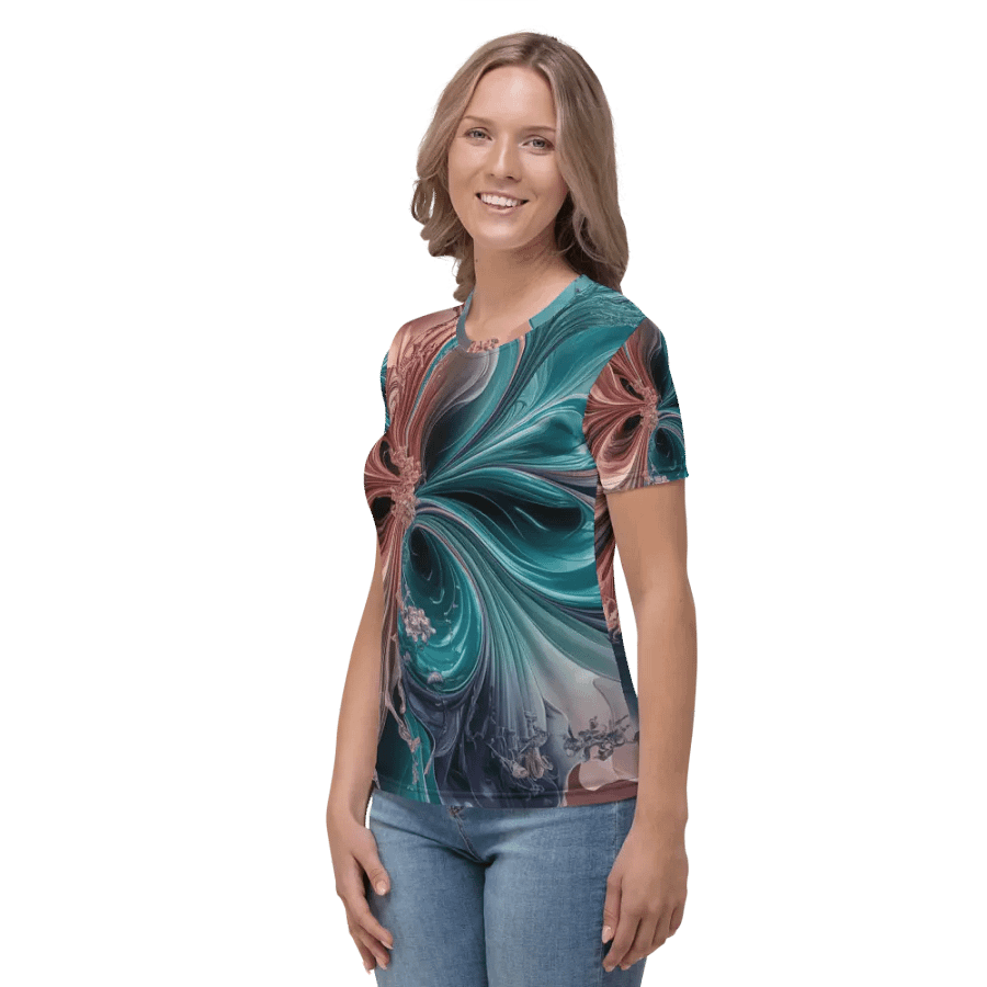 Liquid Color PT, Women's Crew Neck T-Shirt product image (3)