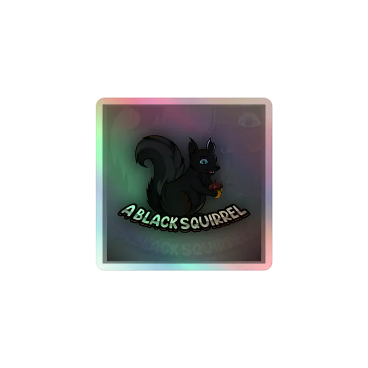 Shiny Squirrel Logo Sticker product image (1)