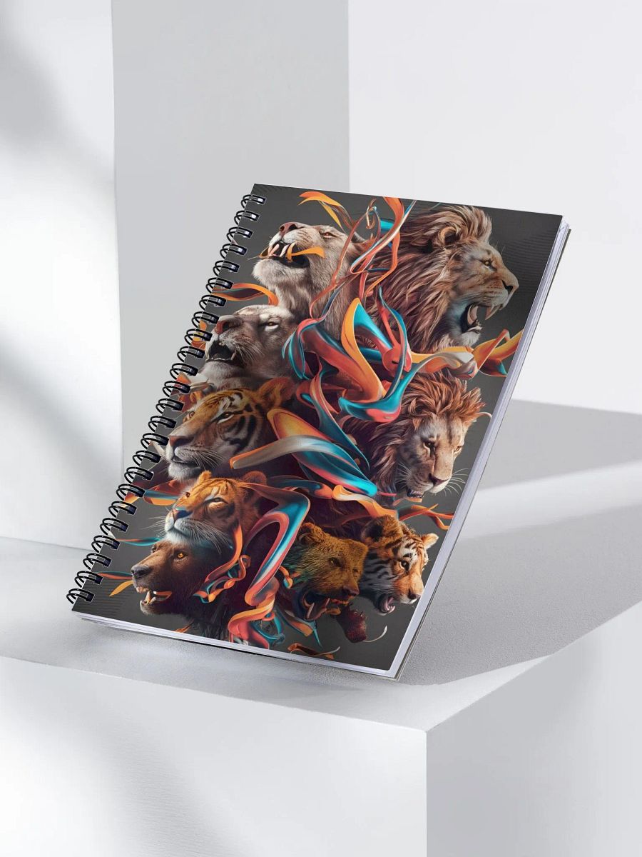 Majestic Big Cats Spiral Notebook product image (3)
