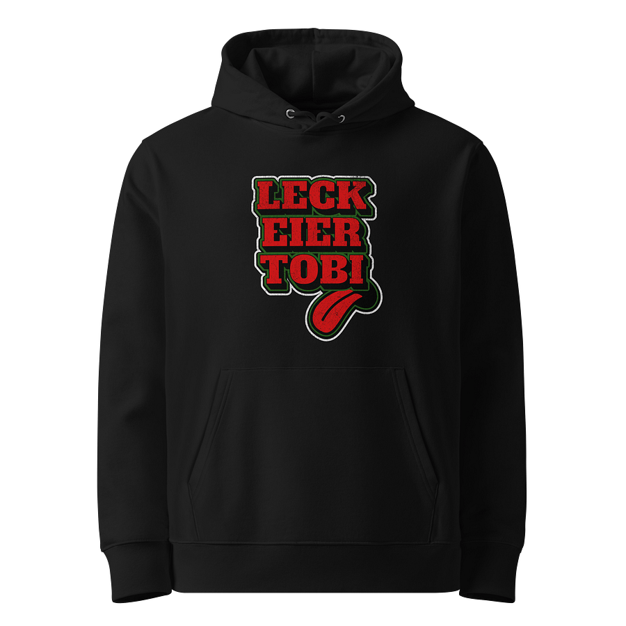 Leck Eier Tobi! – Unisex Bio-Hoodie (Stanley/Stella) product image (1)