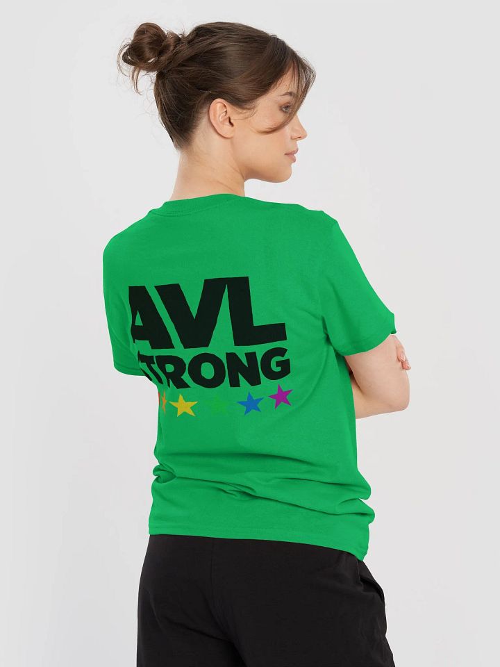 AVL Strong Tee (Back Print, Black Text) product image (1)