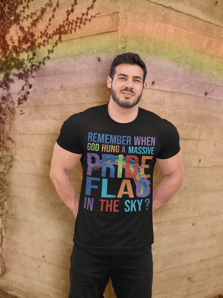 Pride Flag in the Sky T-Shirt - Being Liberal product image (2)