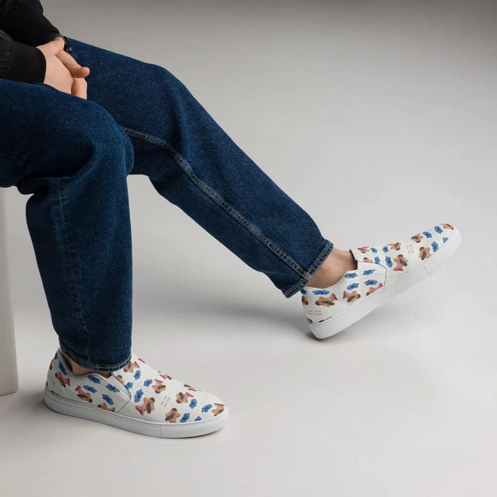 Kid Airplane (Men's Slip-On Canvas Shoes) product image (2)