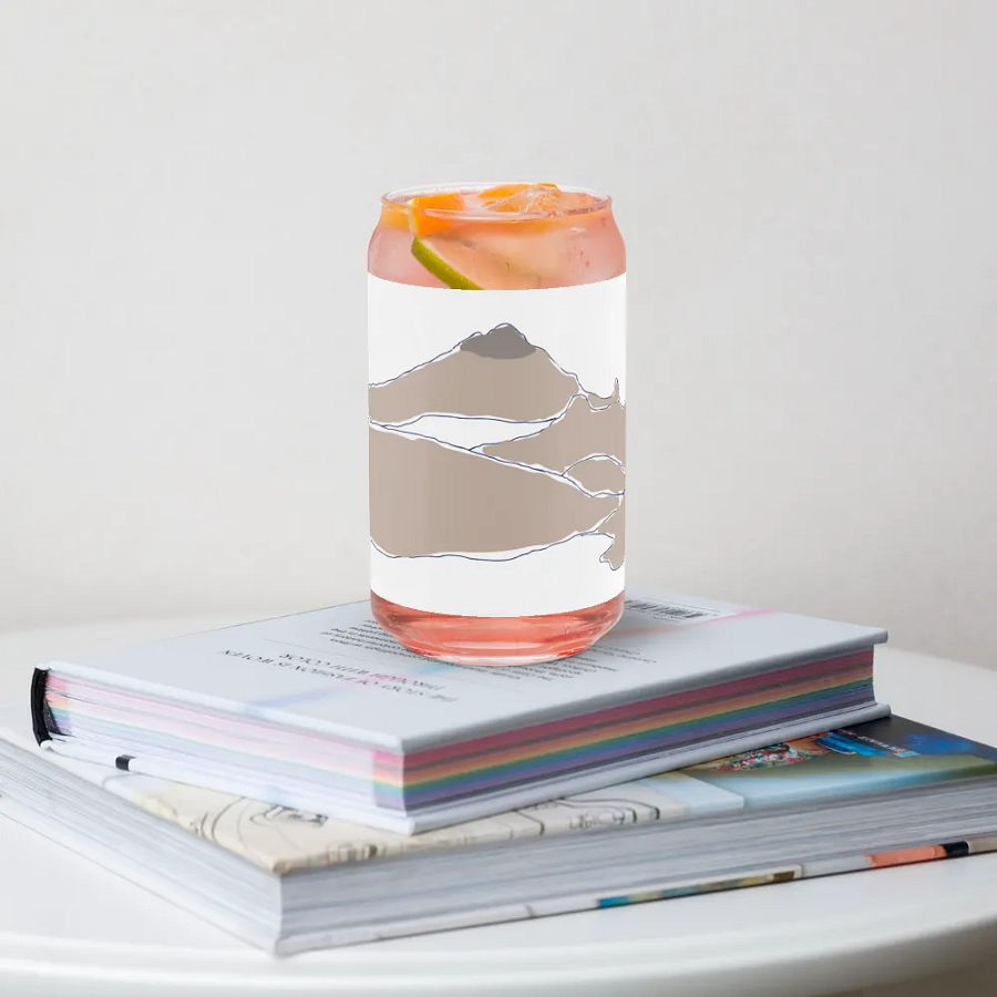 Gilbert Peak glass (tan sketch) product image (34)
