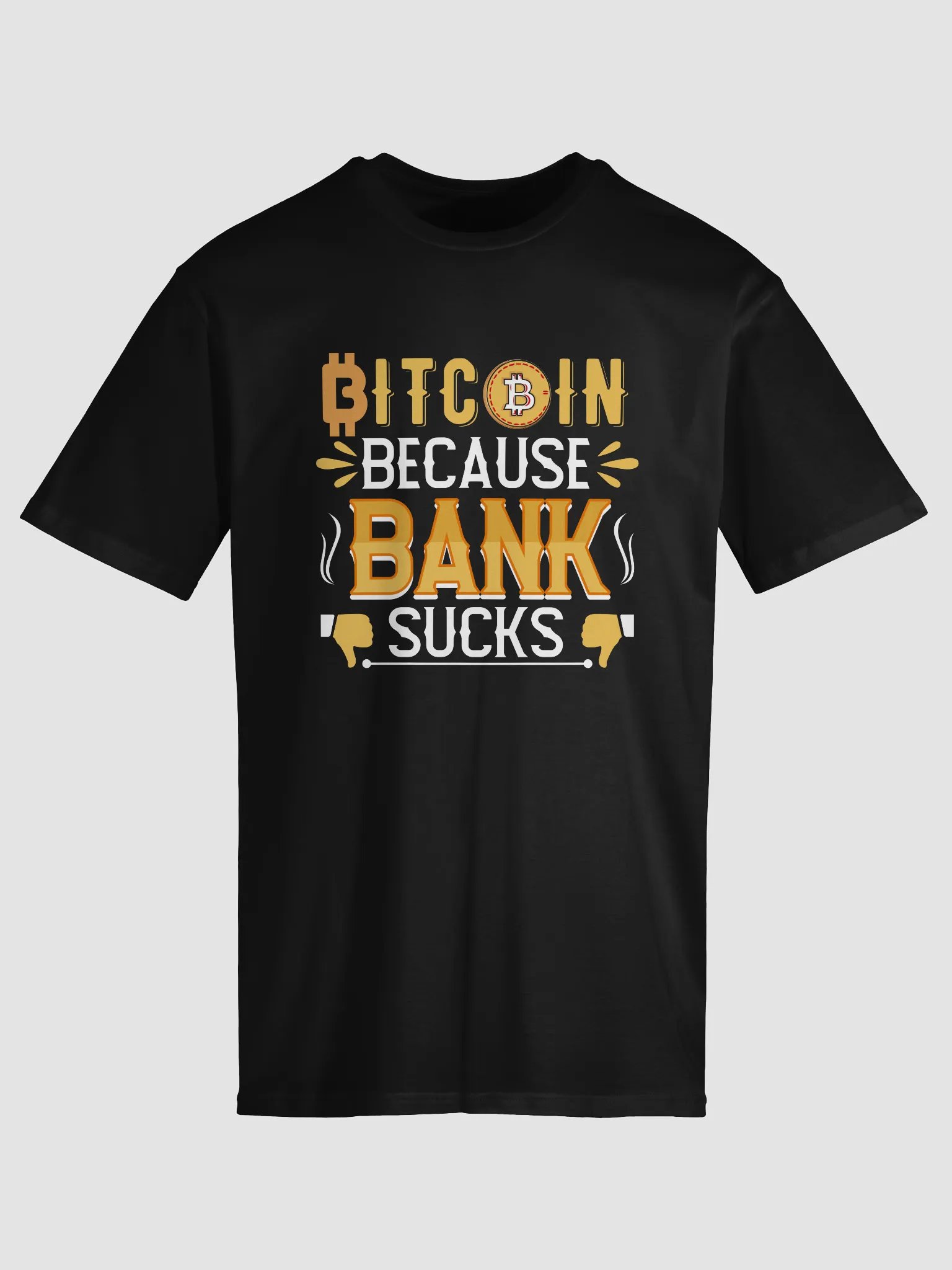 Bitcoin vs Banks Unisex Tee product image (1)