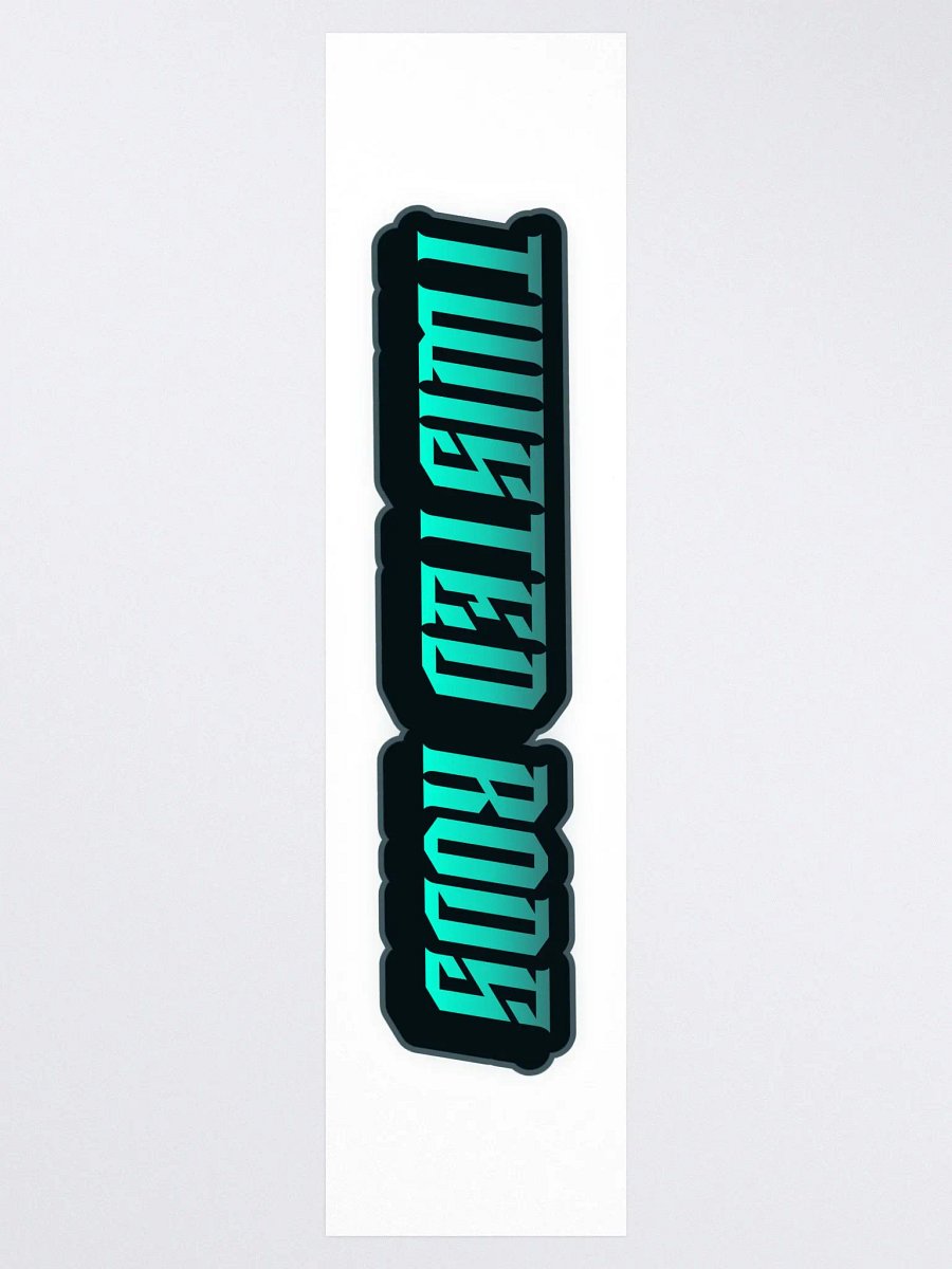 Twisted Rods Aqua Sticker product image (3)