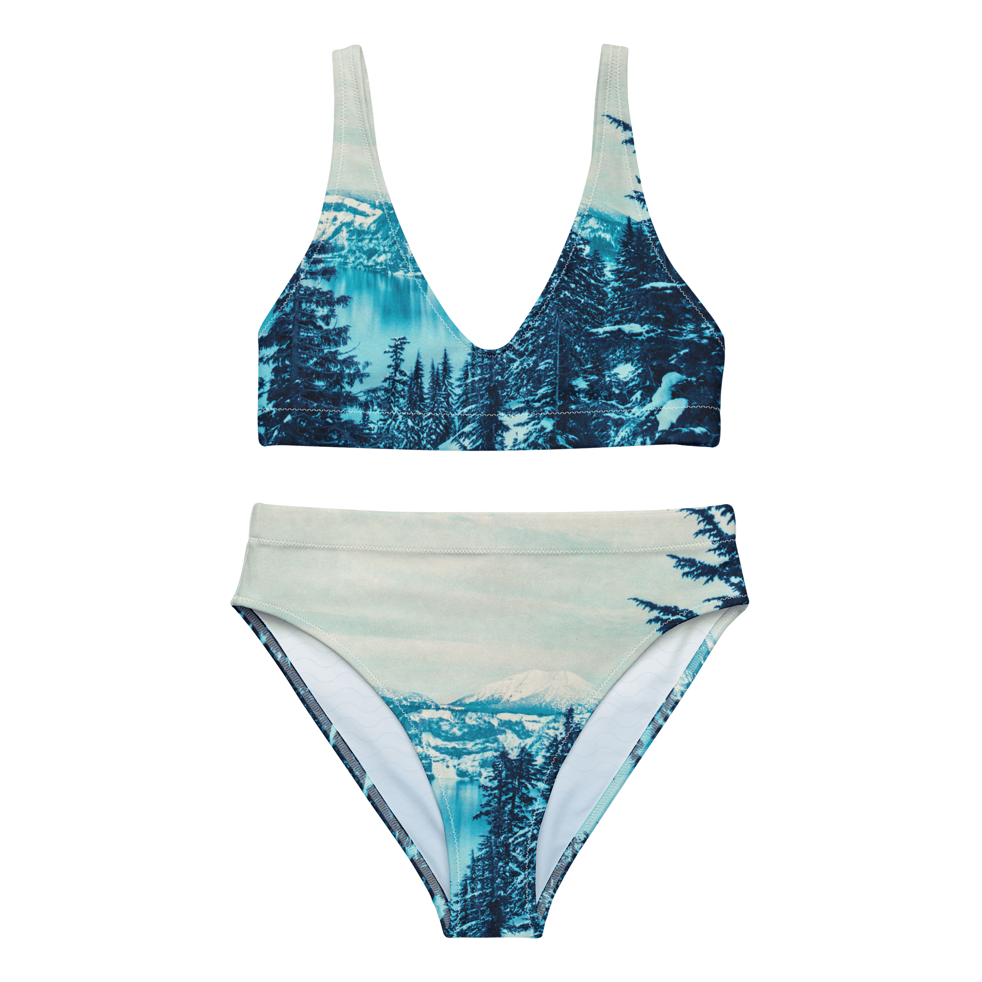 Lomography Purple Recycled High Waisted Bikini product image (1)