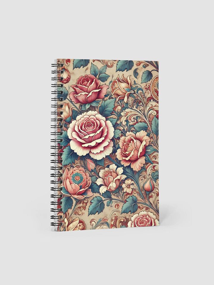 Royal Floral Spiral Notebook product image (1)