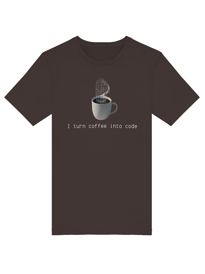 "I turn coffee into Code" T-Shirt product image (8)