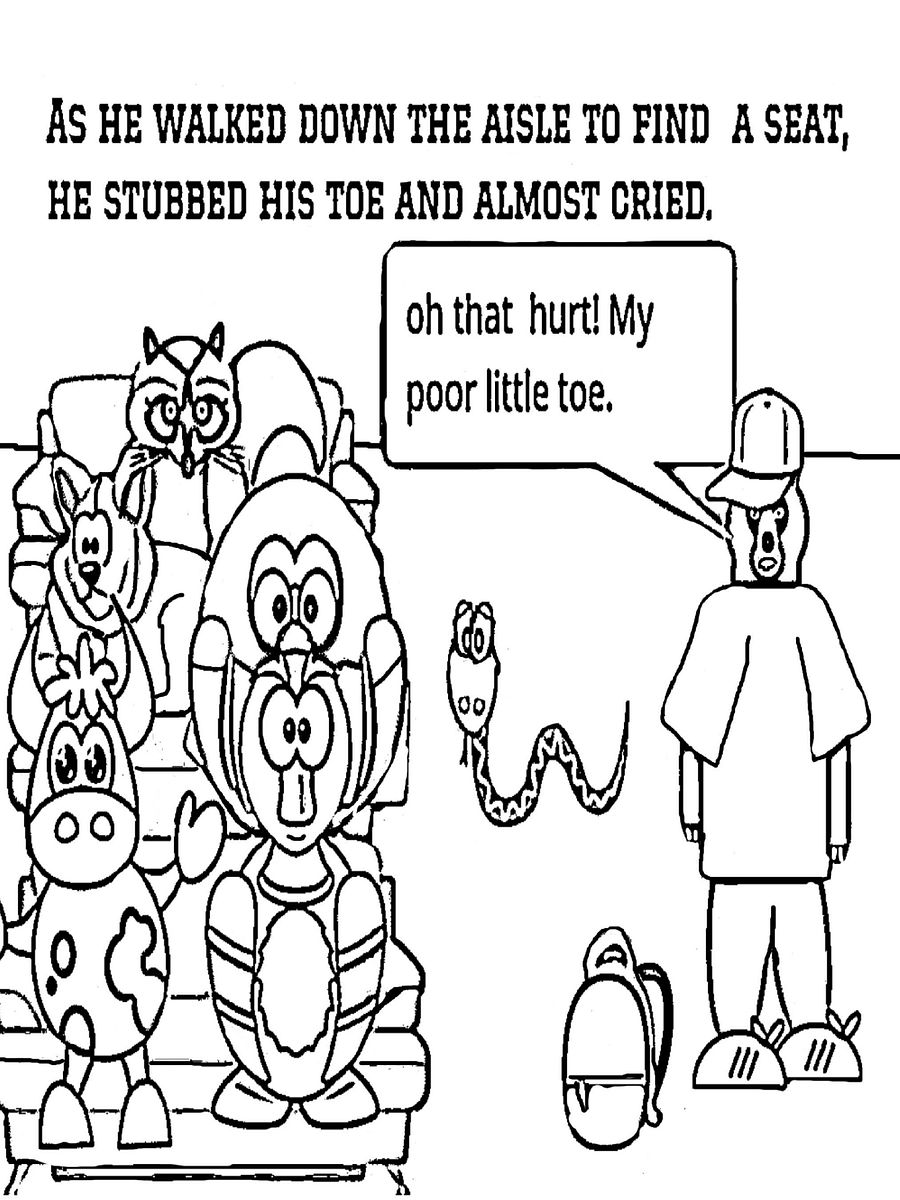 The Angry Little Bear Coloring Story for Kids product image (8)