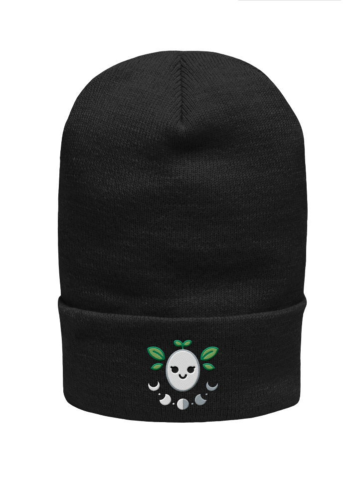 Bonnet Rethaly lune masque joyeux plantes brodé product image (10)