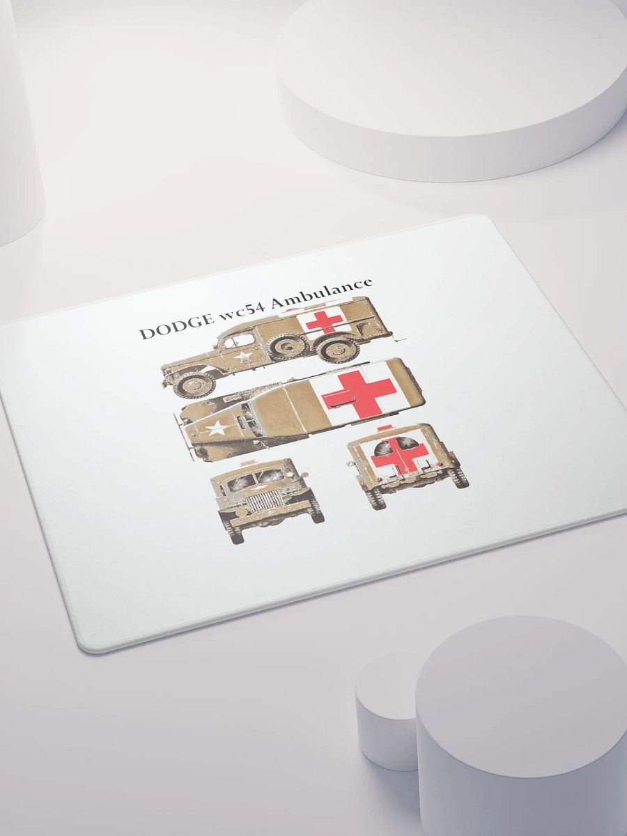 Red Cross Military Ambulance Multi-View Gaming Mouse Pad product image (8)