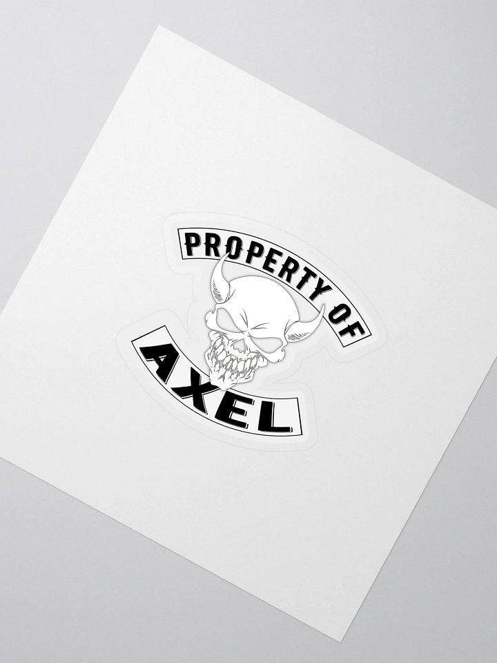 Property of Axel Sticker product image (2)