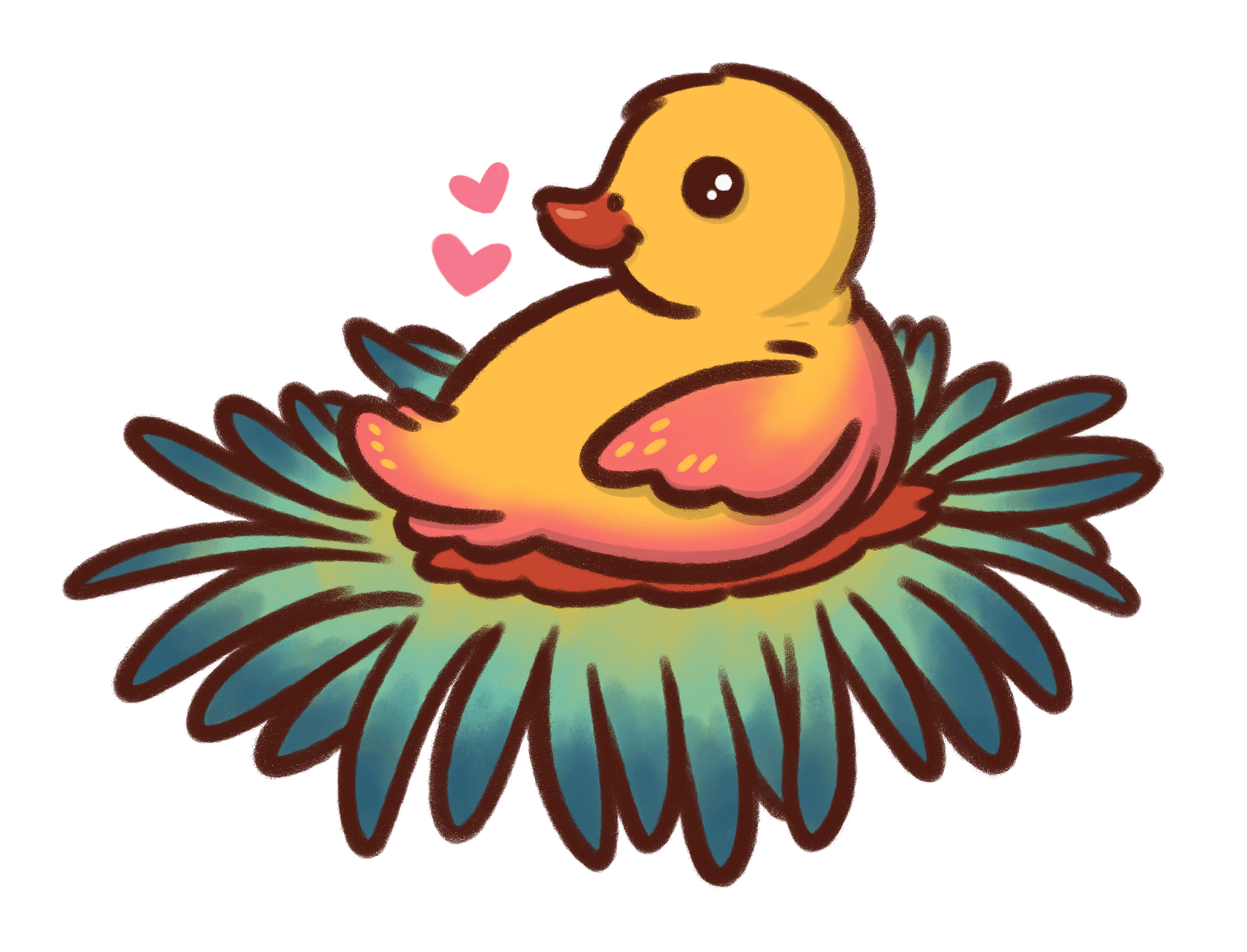 sticker : flower chick product image (1)