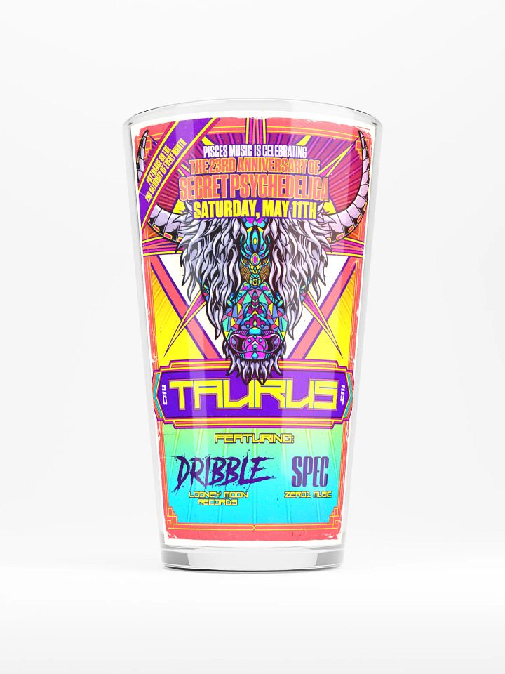 Taurus 2024 Shaker Pint Glass product image (1)