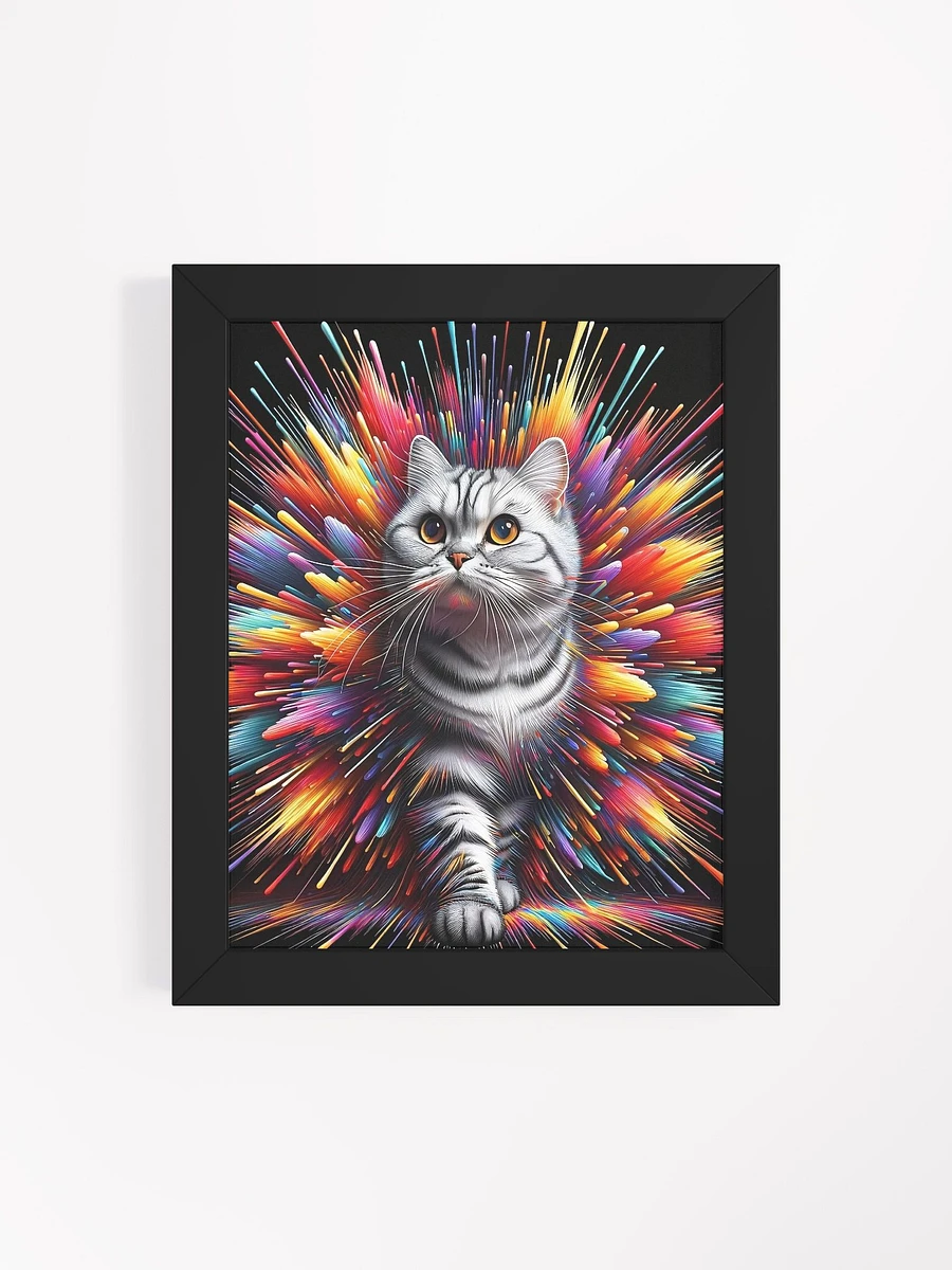 Framed High-Quality Matte Poster (in): American Shorthair product image (55)