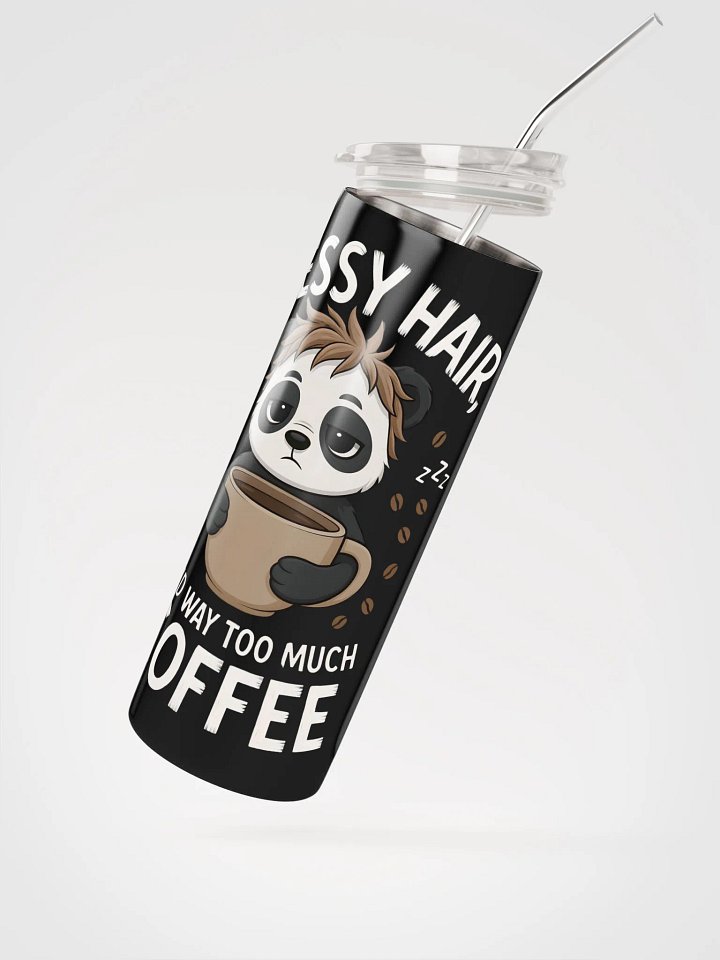 Sleepy Panda Stainless Steel Tumbler product image (2)