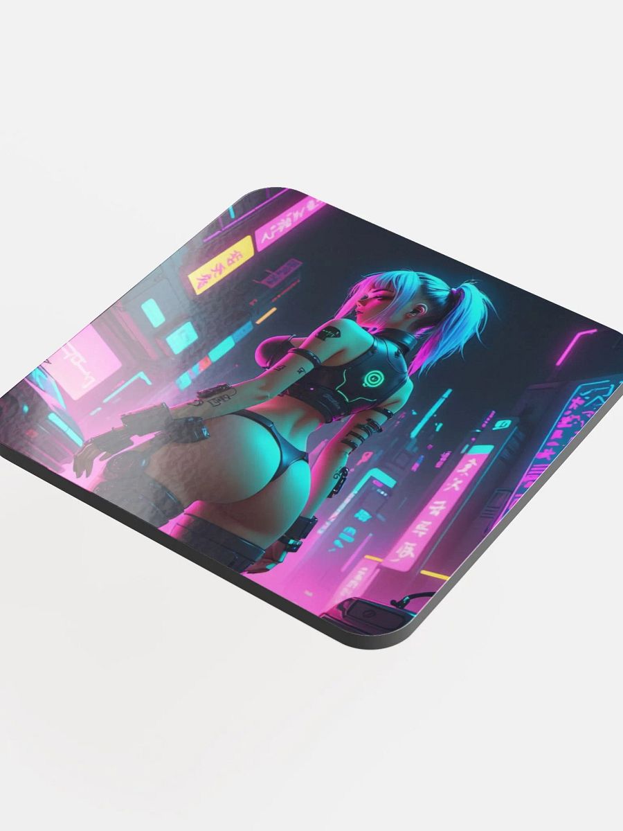 Neon City Nights Cork Coaster product image (4)
