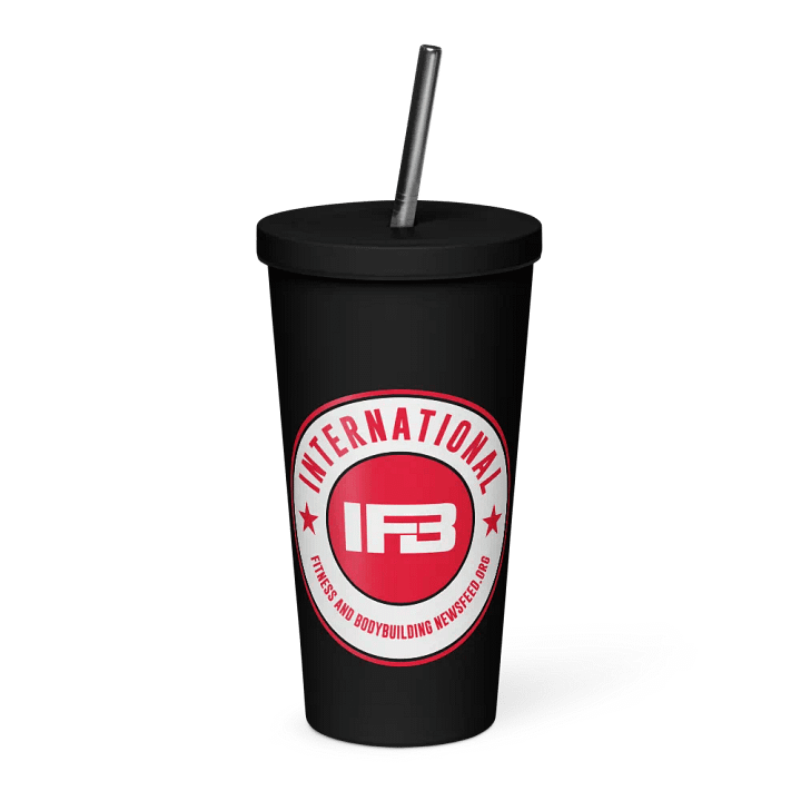 IFBNewsfeed.Org's Insulated Tumbler with a Straw product image (1)