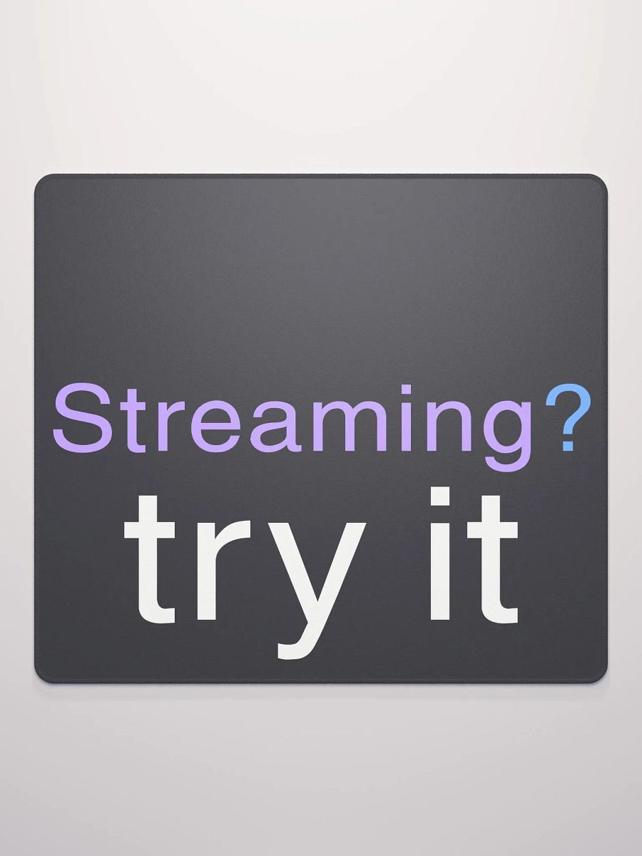 Try Streaming Mousepad product image (2)