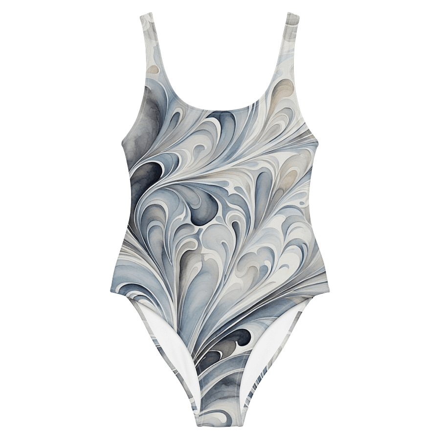 Gray Fractals Swimsuit product image (2)