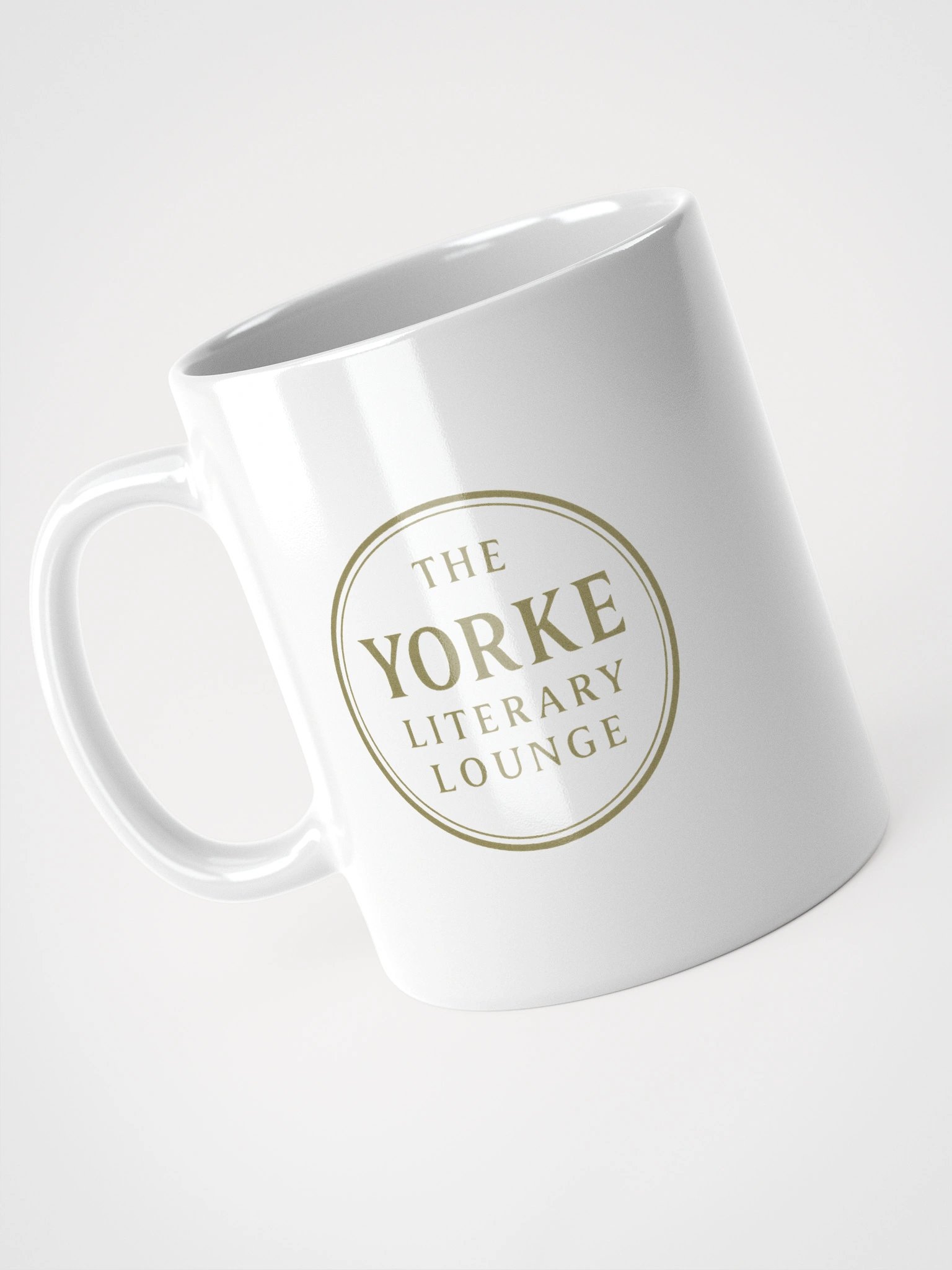The Yorke Literary Lounge Ceramic Mug White product image (4)