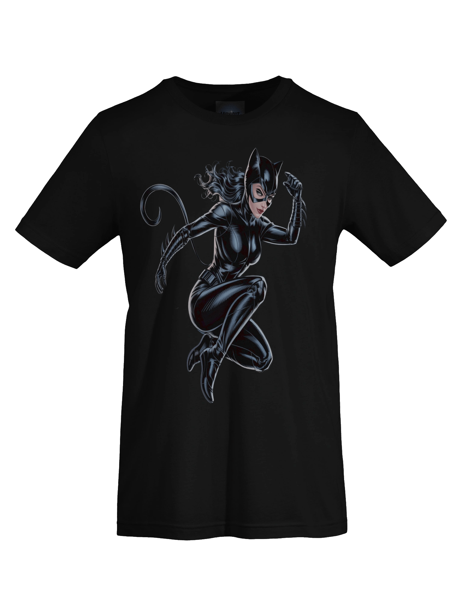 Feline Fury: Catwoman's Lethal Leap T-Shirt product image (1)