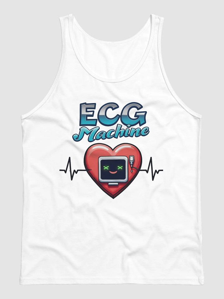 Smiling Heart ECG - Premium Tank Top product image (2)