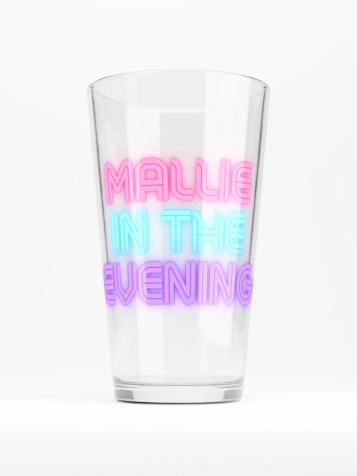 MALLIEEE IN THE EVENING PINT GLASS product image (1)