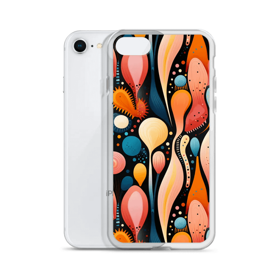 Cosmic Bloom Clear iPhone® Case. product image (2)