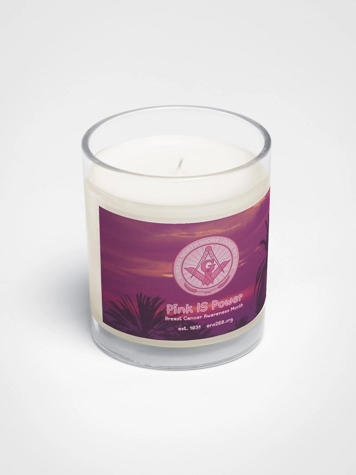 Pink is Power: Awareness Candle product image (2)