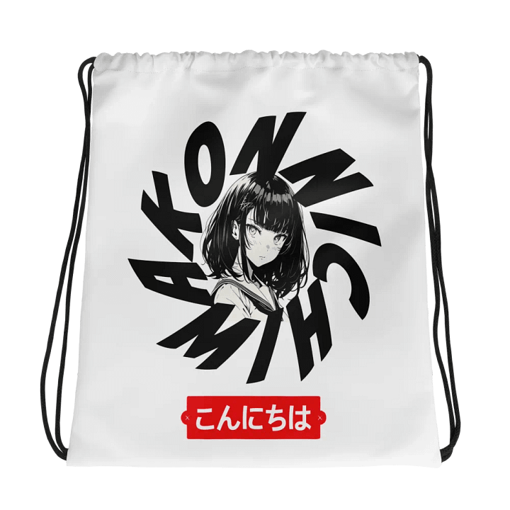 Konnichiwa Anime Drawstring Bag product image (1)