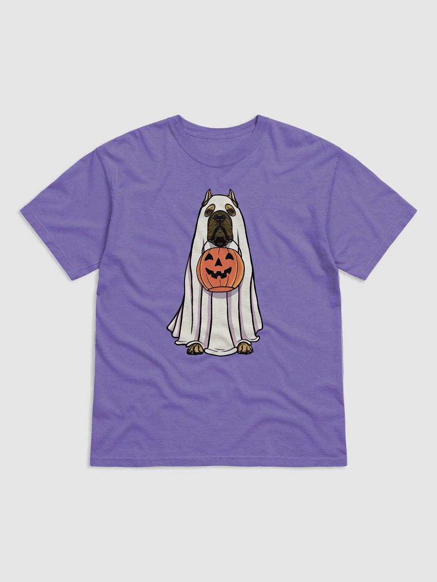 Funny Halloween Cane Corso T-Shirt | Funny Cane Corso Wearing a Ghost Costume and Holding a Pumpkin Basket product image (27)