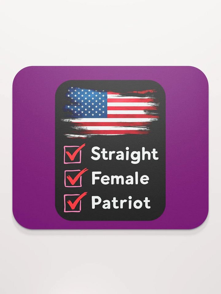 Mouse Pad: Female Checklist product image (2)