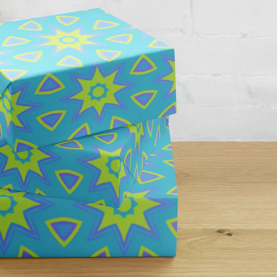 Psychedelic Dreams Wrapping Paper. product image (2)