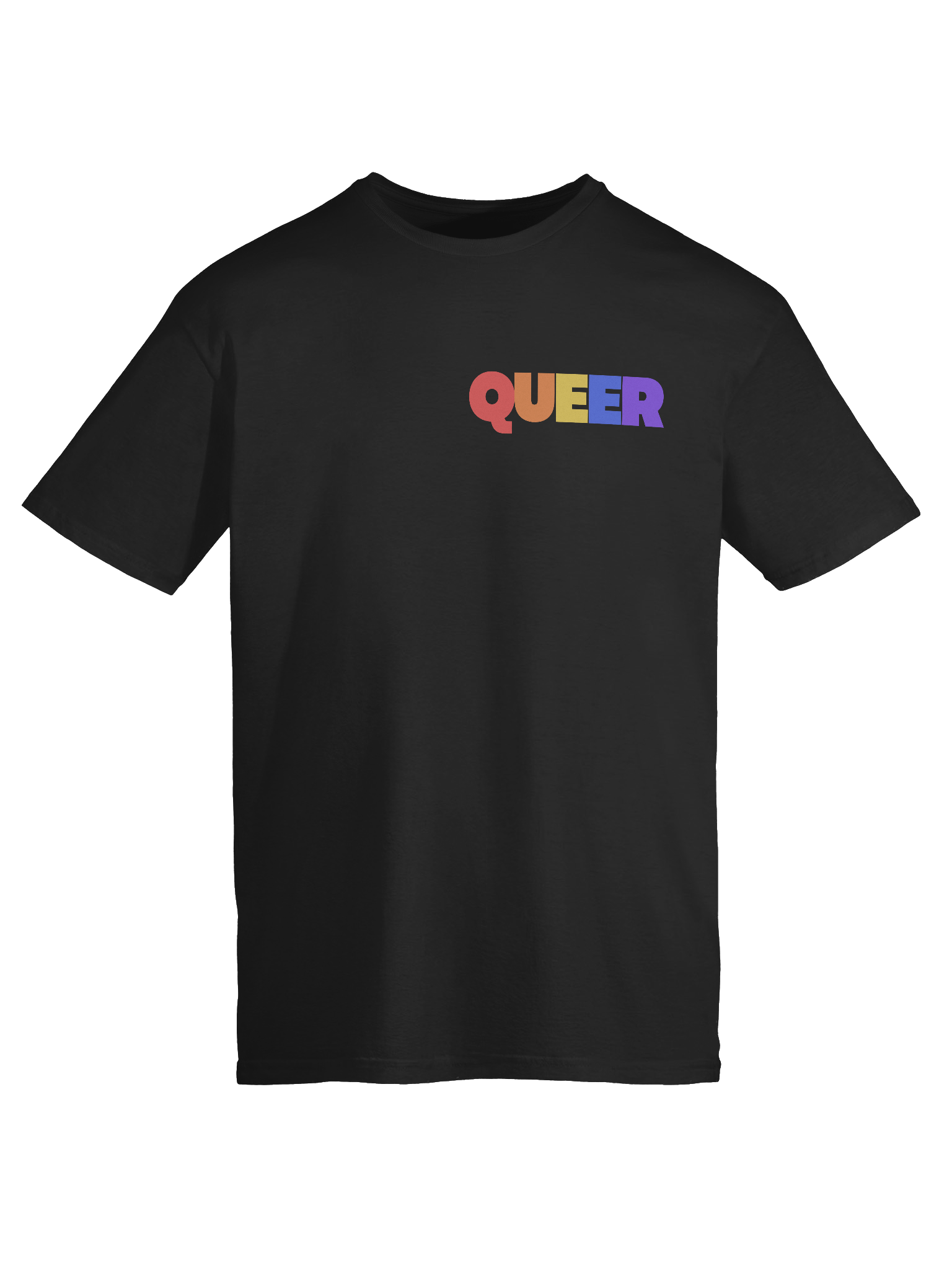 Queer text t-shirt product image (9)