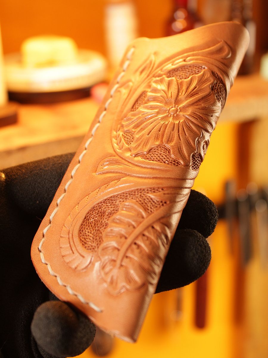 Knife Pocket Slip +Belt loop (Tooled) product image (5)