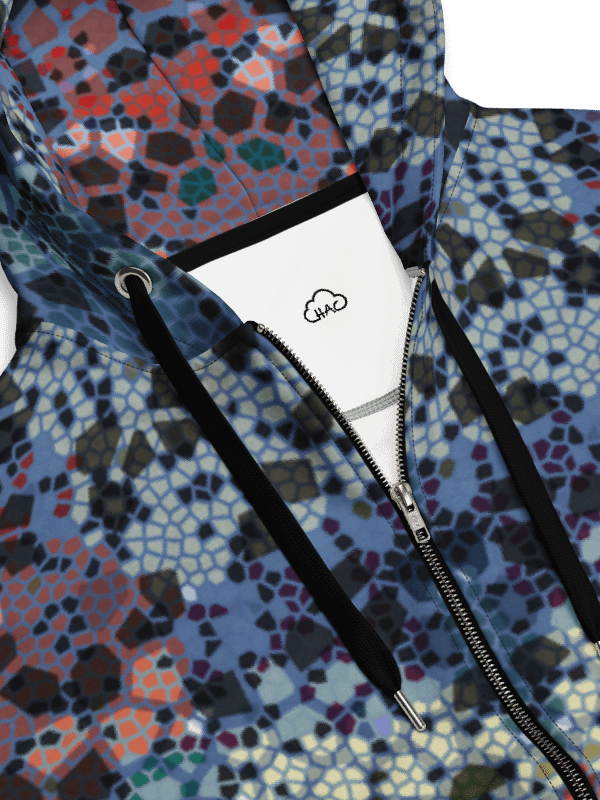 Stained glass Recycled Unisex Zip Hoodie product image (6)