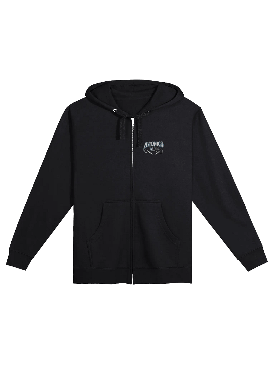 "AVIONICS Vol. 1" Zip Up Fleece Hoodie product image (2)