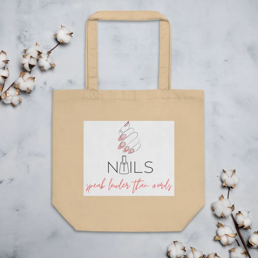 Nail Speak Louder Tote: Eco-Friendly Fashion Statement product image (4)