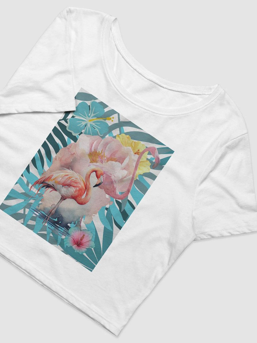 Flamingo Oasis Crop Top product image (4)
