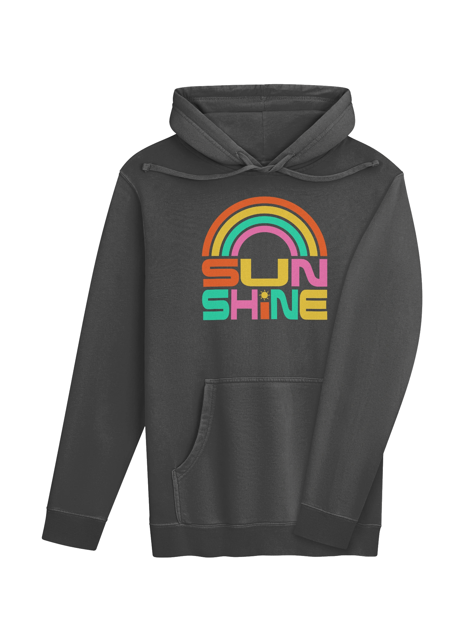 Cheerful Sunshine Hoodie with a Colorful Rainbow Design product image (28)