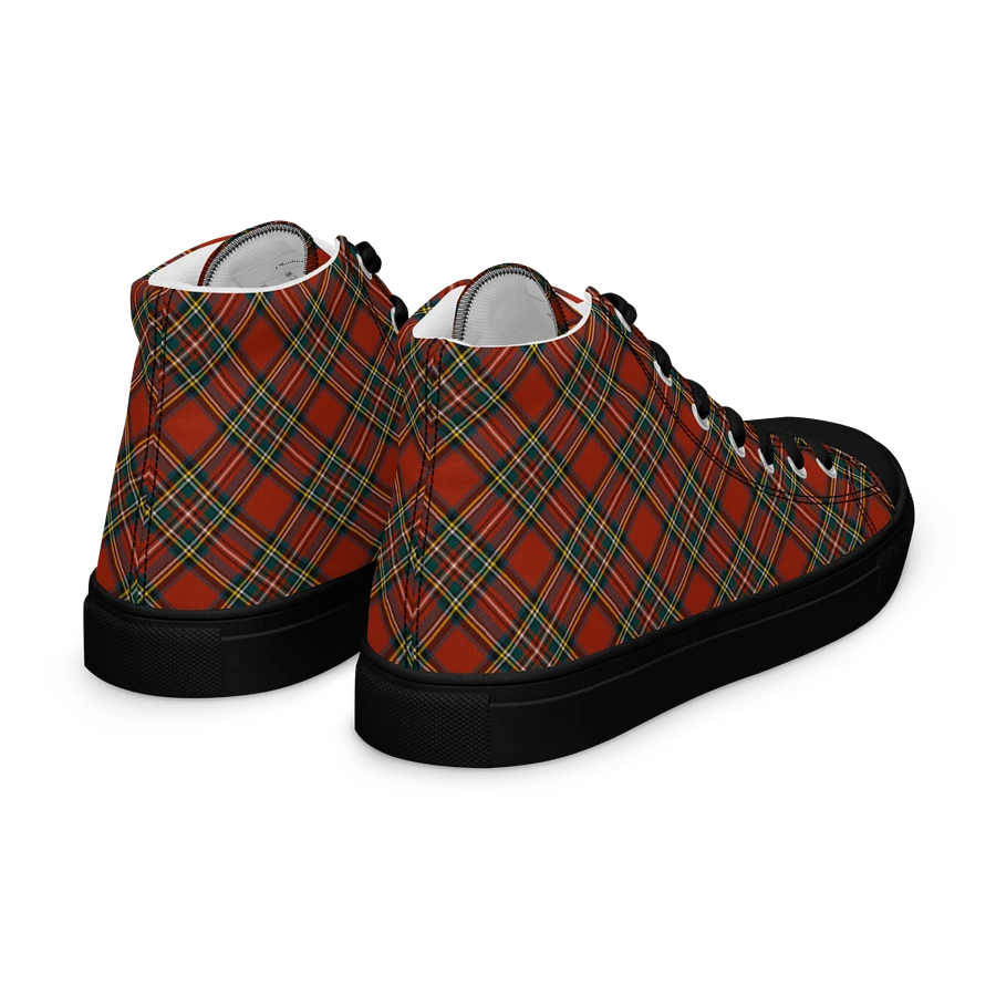 Royal Stewart Tartan Men's High Top Shoes product image (10)