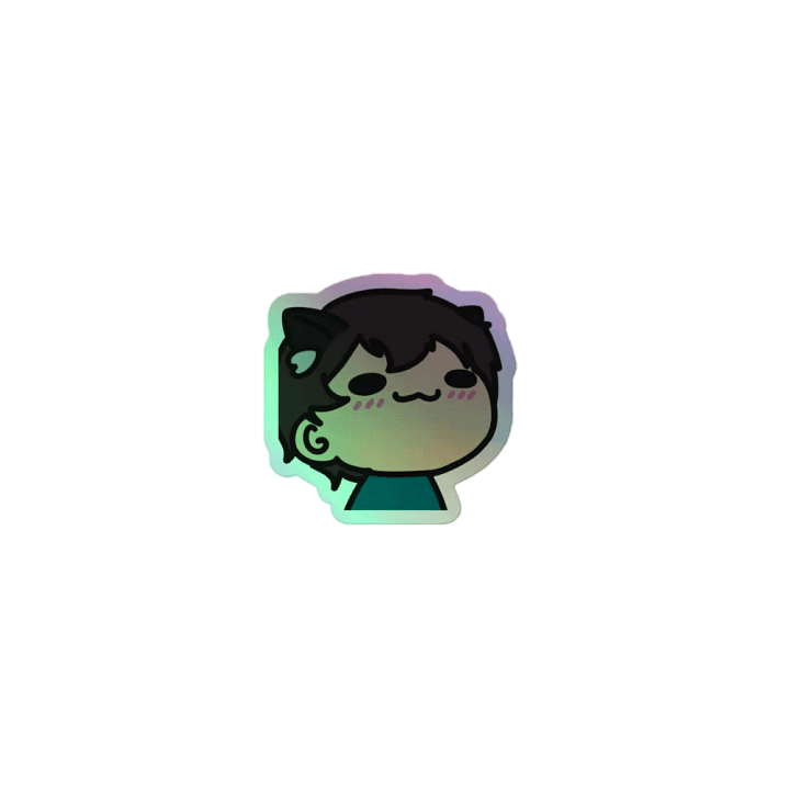 MasoSmug Holographic Sticker product image (1)