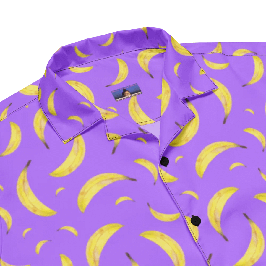 Bananapalooza pattern purple Hawaiian Shirt product image (3)