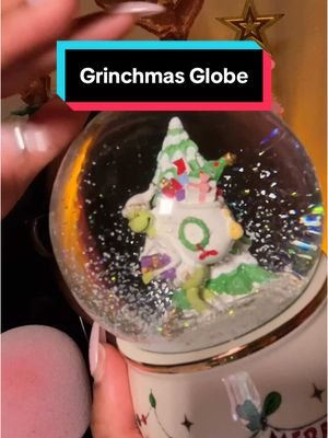 Grinch snow globe unboxing #asmr #christmasdecor #asmrfyp #grinchmas #relaxingvideos #asmrtiktoks 