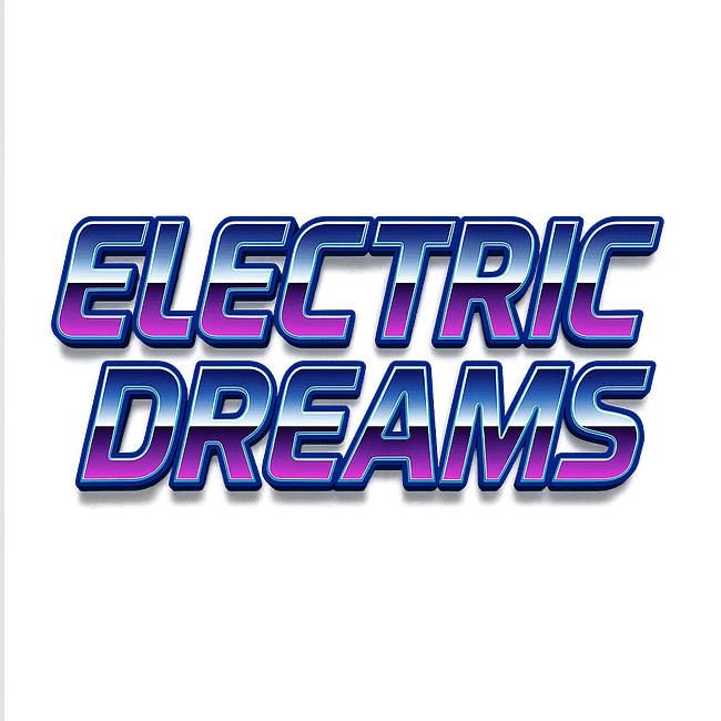 Electric Dreams 80's Coloring Book