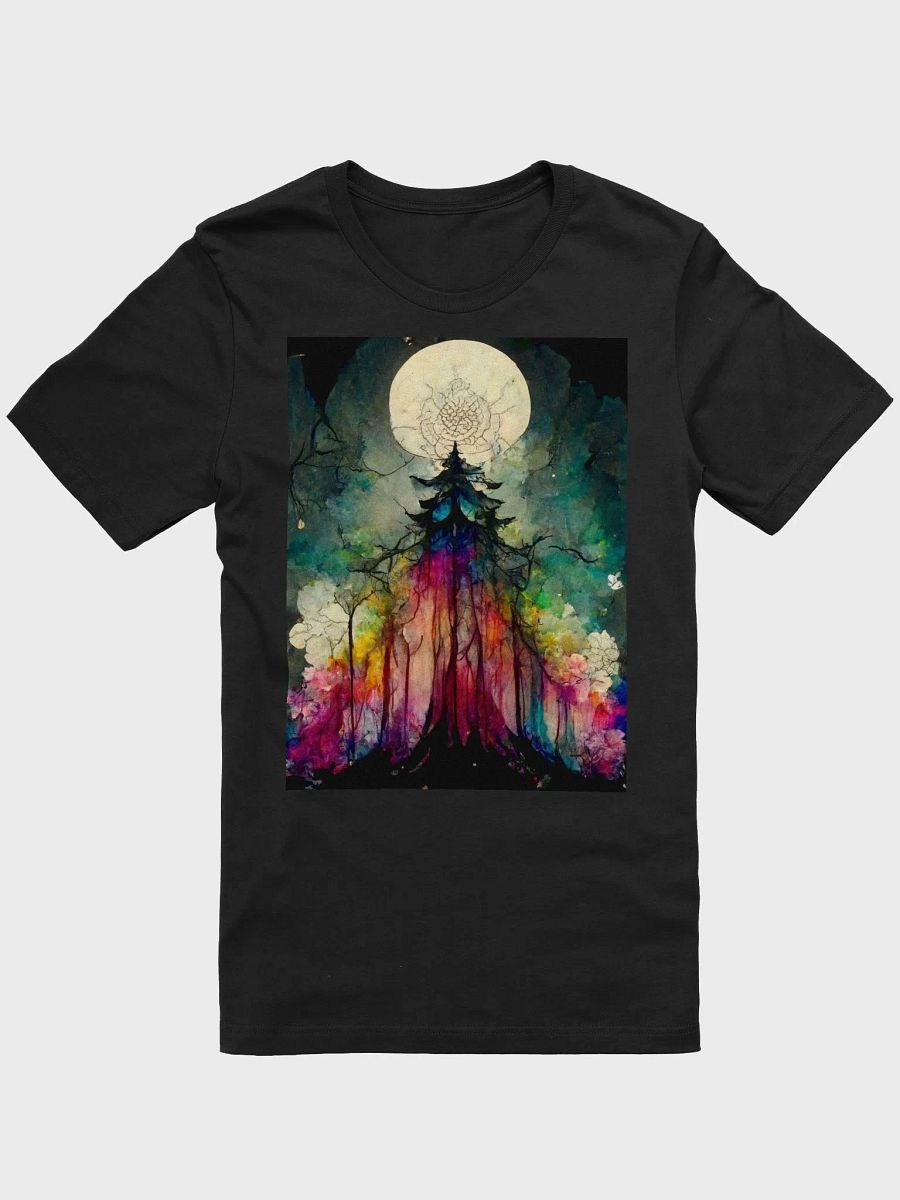 mystical moonlight in forest Iconic Comfort Tee product image (1)