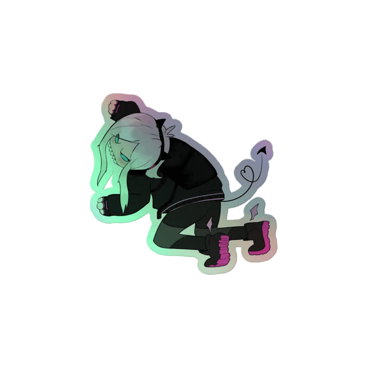 Chomp sticker (holo) product image (2)