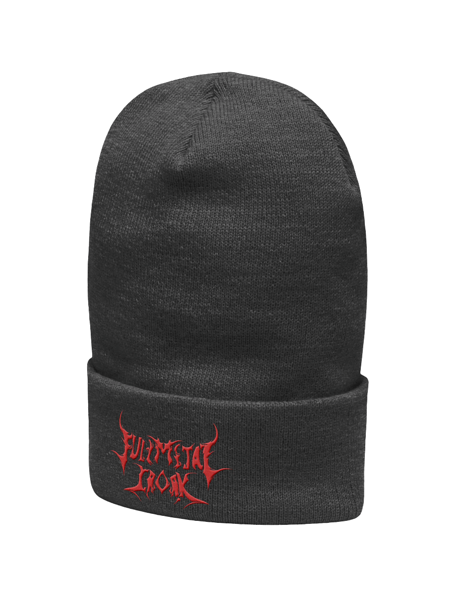 Croak Metal Embroidered Beanie product image (6)